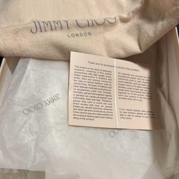 Authentic Jimmy Choo biker ballet flats Sz. 37 (6.5) - Picture 5 of 6